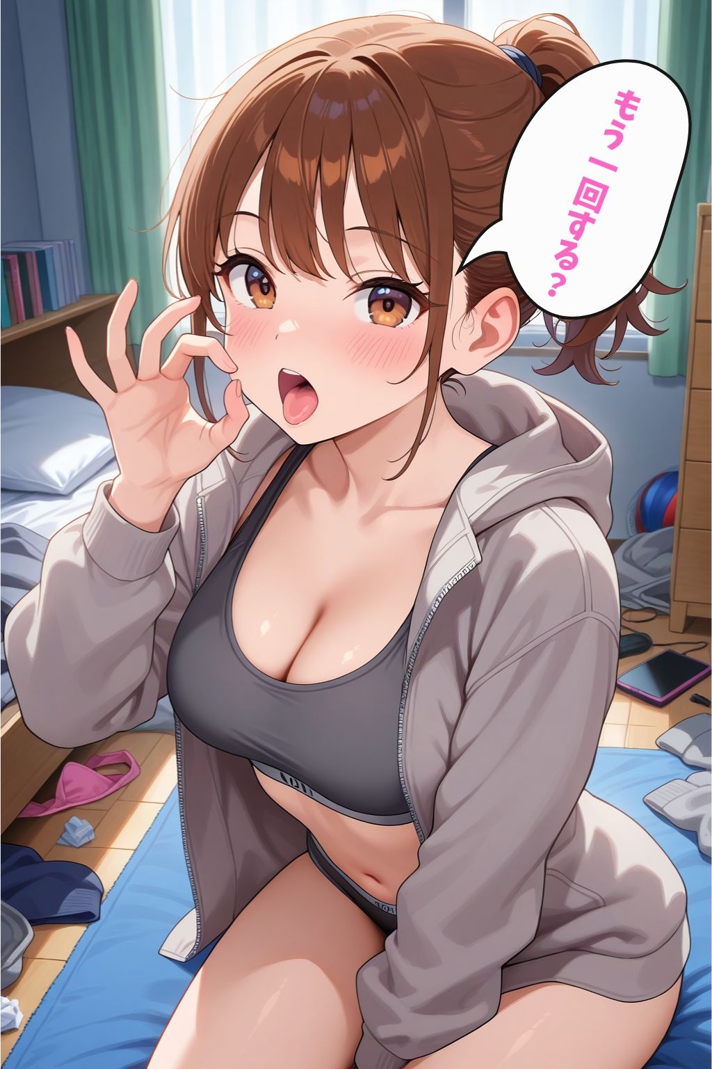 こんなにエロいなんて知らなかった…いつも無気力でだらしない汚部屋女子の性生活 サンプル8ページ目