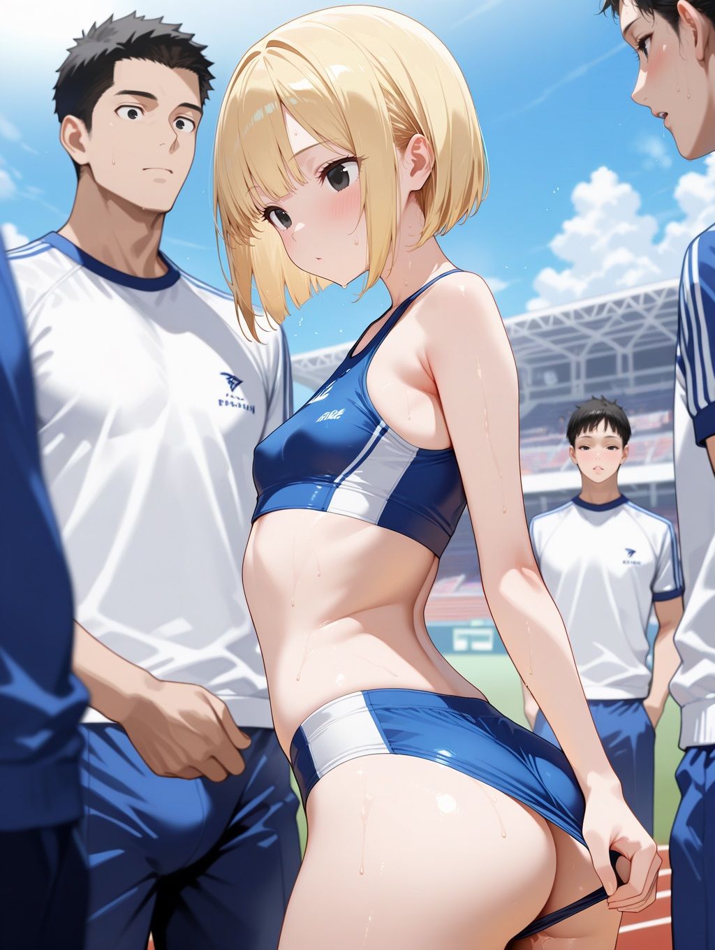 陸上部員と汗だくセックス サンプル1ページ目