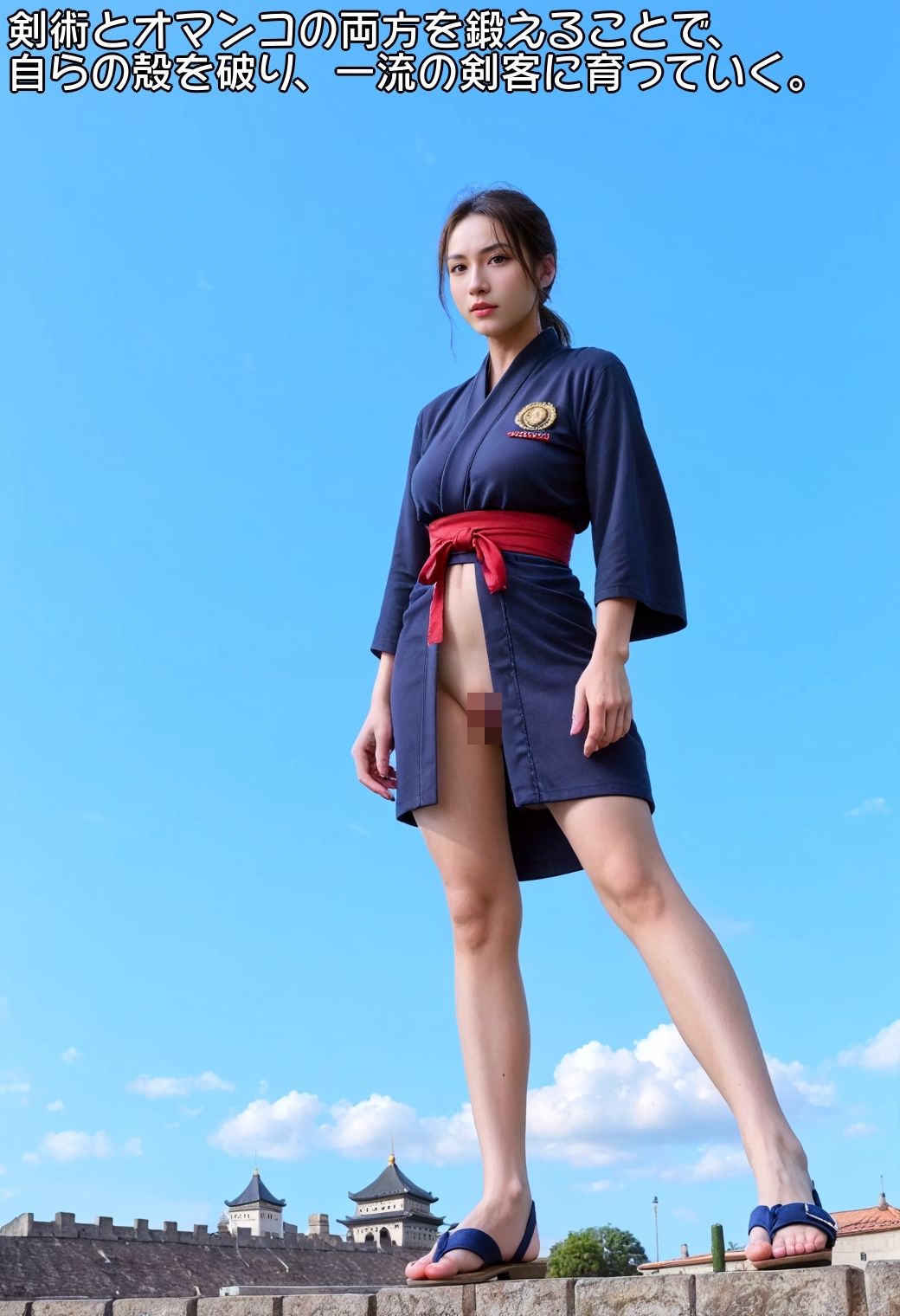 変態女剣客〜オマンコ武者修行〜 サンプル2ページ目