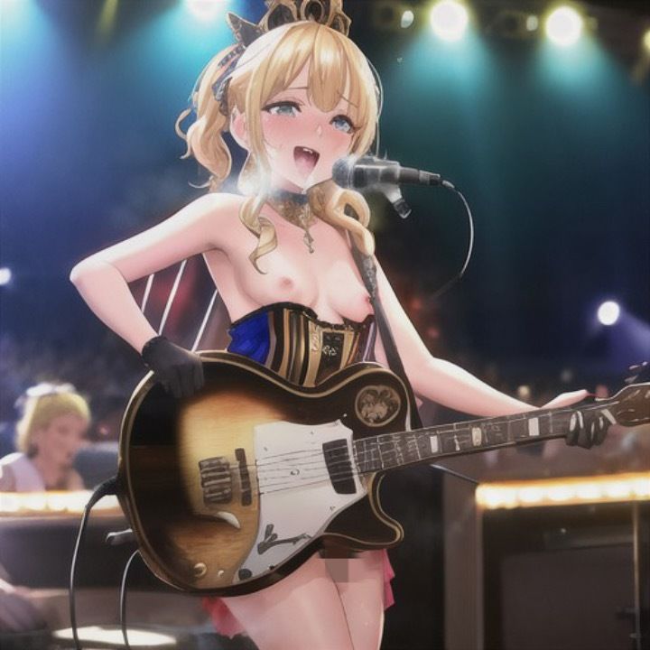 （裏）人気アイドルのエロライブ  金髪ちゃん編 サンプル4ページ目