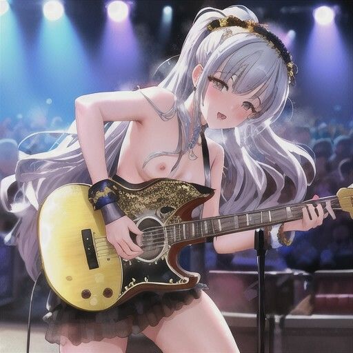 （裏）人気アイドルのエロライブ  銀髪ちゃん編 サンプル1ページ目