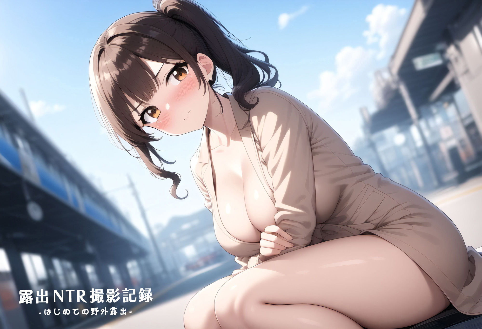 露出NTR撮影記録 vol.1 -はじめての野外露出- サンプル3ページ目