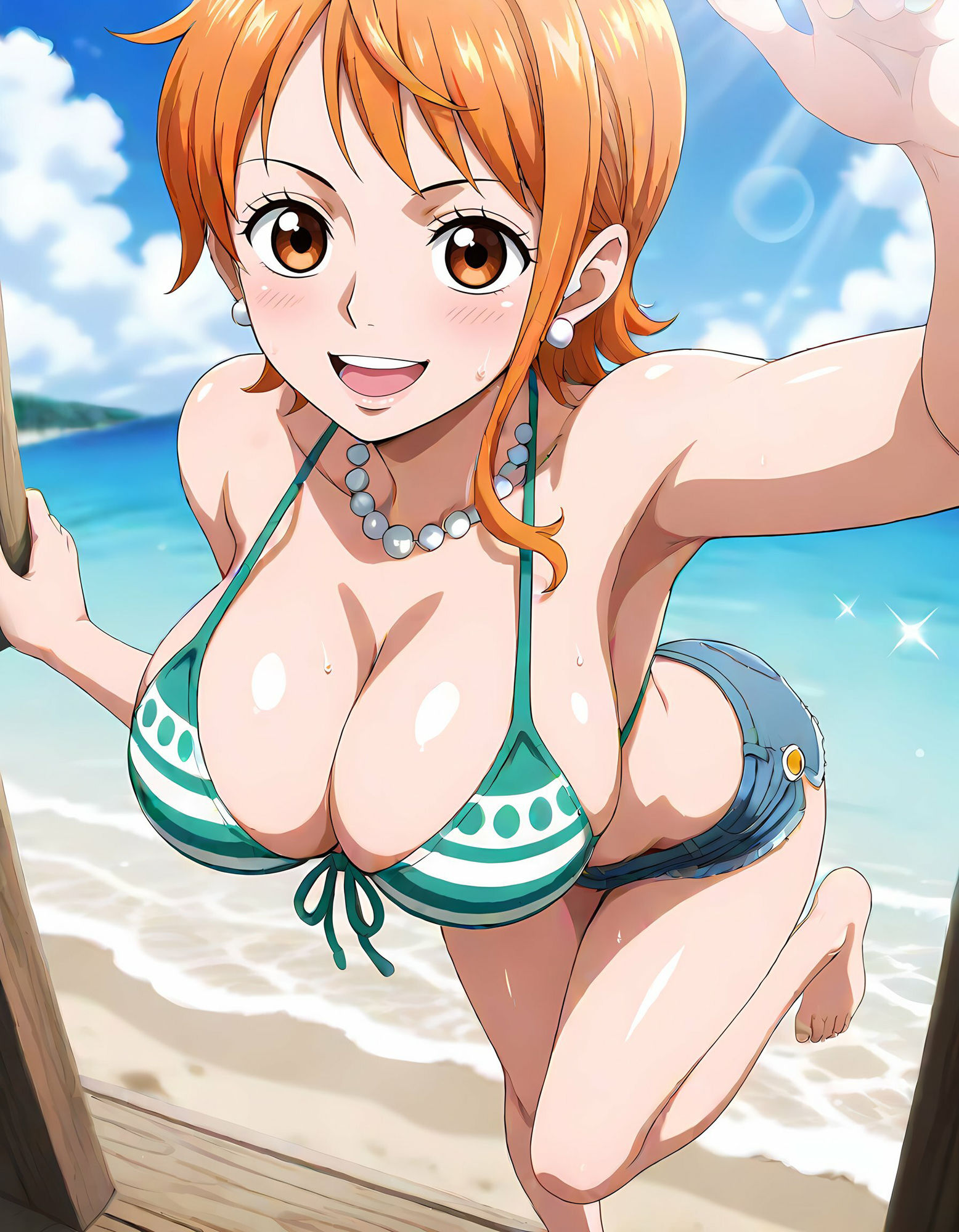 ナミとの濃厚な真夏 サンプル2ページ目