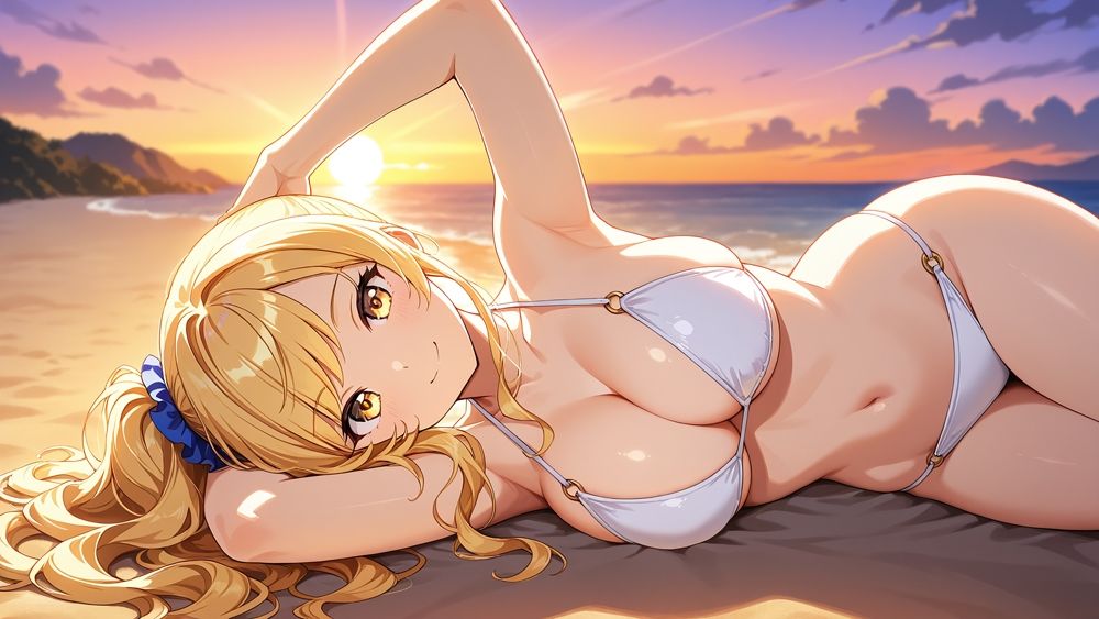 爆乳金髪グラドルと高慢黒髪モデルが撮影で蕩け顔絶頂種付け【400枚収録】【4K】【FANZA専売】 サンプル3ページ目