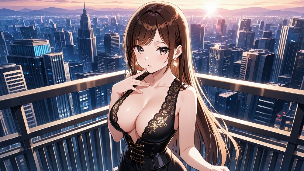 爆乳黒髪モデルと清楚茶髪グラドルの秘密個人撮影で悶絶淫乱化【350枚収録】【4K】【FANZA専売】 サンプル5ページ目