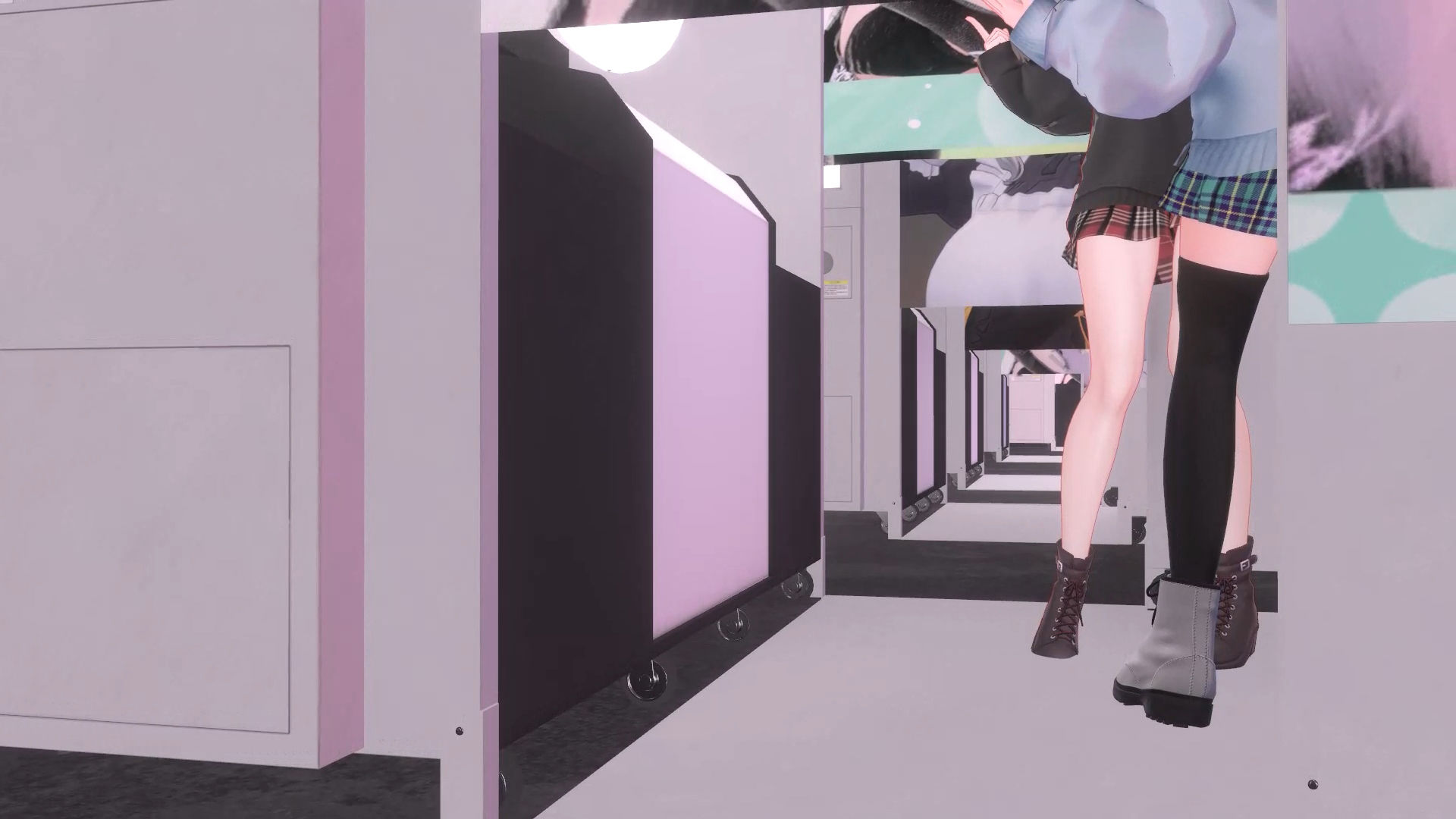 【4KVR】プリクラ落書きコーナーに夢中になっている後ろから サンプル2ページ目