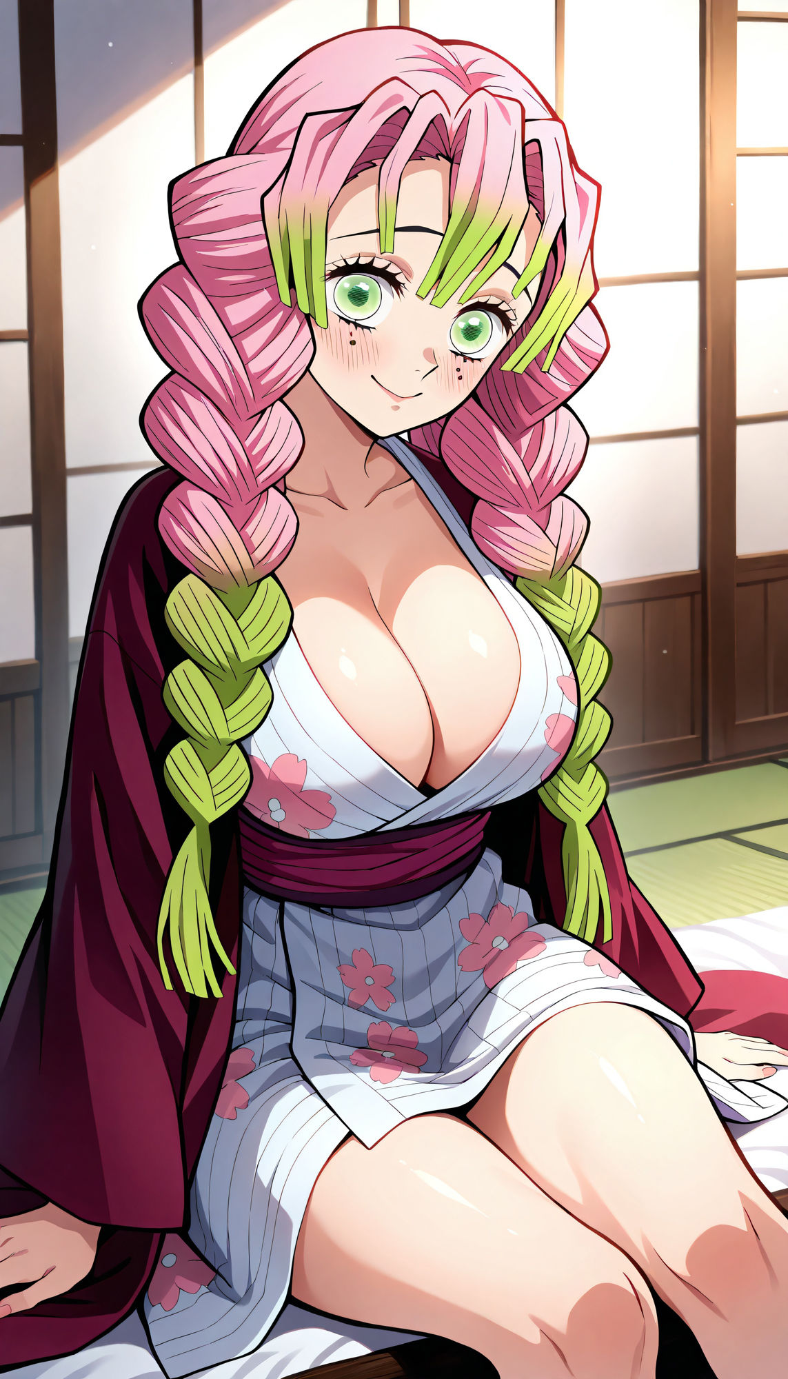 『甘露寺蜜璃（鬼滅の刃）』のエッチなシーン500枚！（寝取られあり） サンプル1ページ目