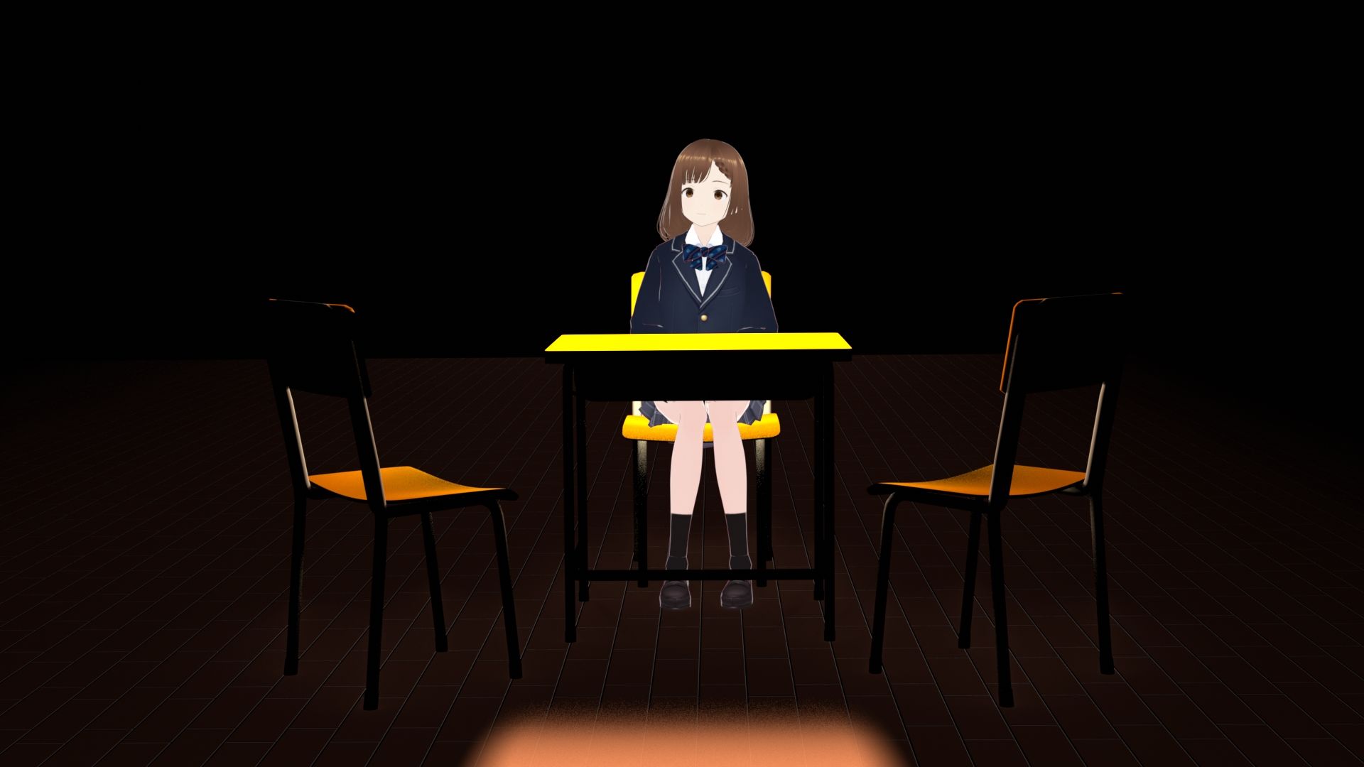 怪談話  深夜の鏡 サンプル1ページ目
