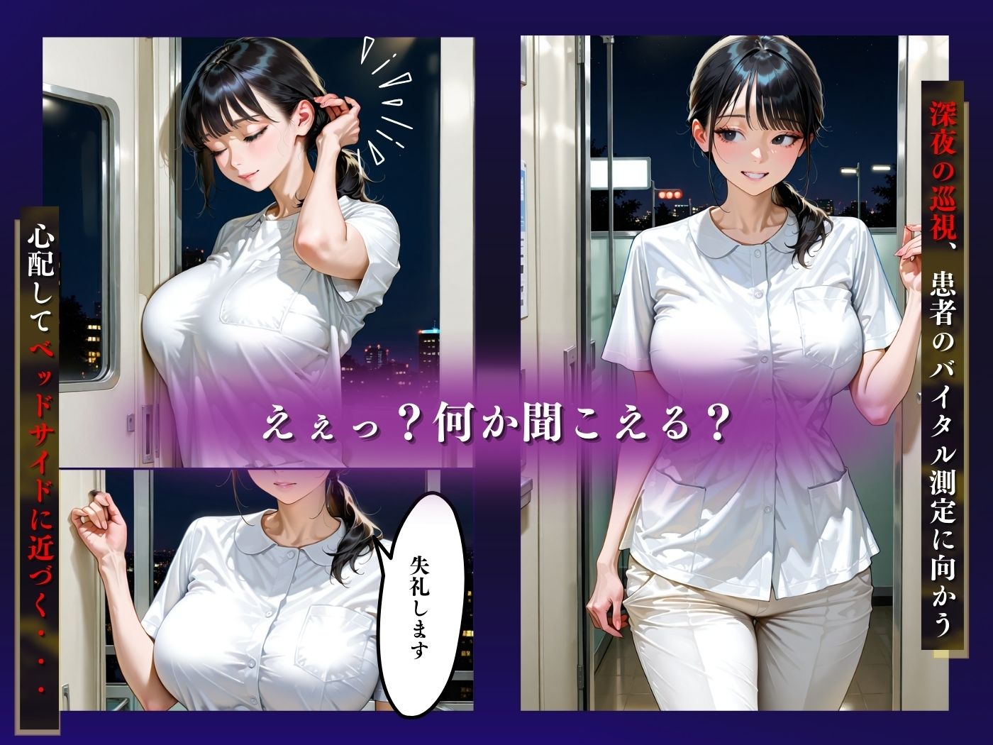 看護師深夜の素股 サンプル5ページ目