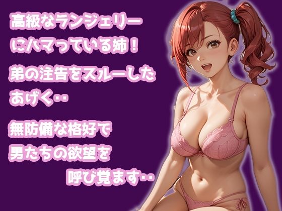 高級なランジェリー好きの姉が訪問者に犯●れる サンプル1ページ目