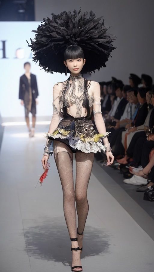 ファッションショー風でパシャリ写真集 サンプル1ページ目