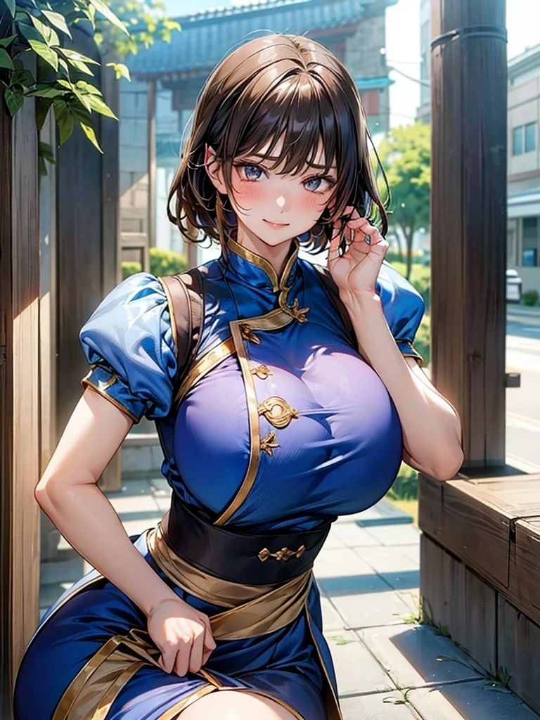 ストリートファイター春麗に変身！美しさと強さを兼ね備えたコスプレ サンプル1ページ目