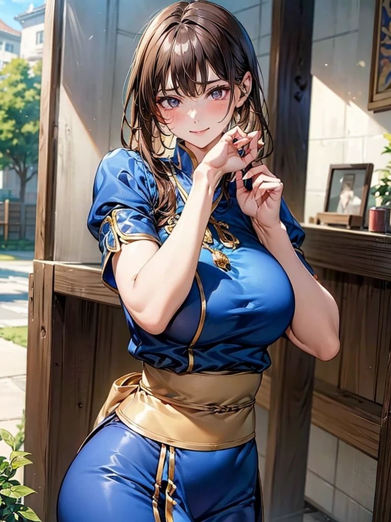 ストリートファイター春麗に変身！美しさと強さを兼ね備えたコスプレ サンプル3ページ目