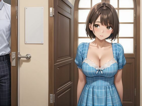 巨乳人妻を寝取った話 サンプル1ページ目