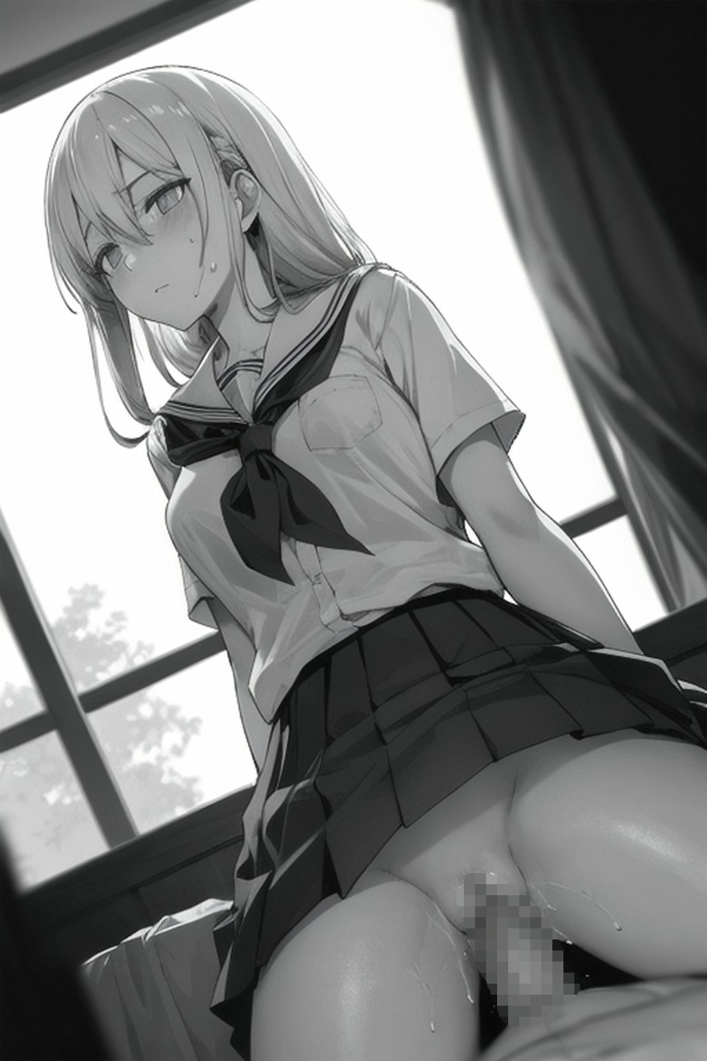 ライトノベルの挿絵風とってもエッチなイラスト集 サンプル2ページ目