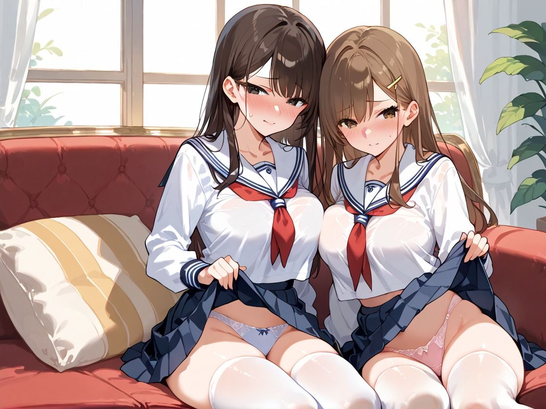パンチラ学園  フ◯ラチオ専攻中◯し科 サンプル1ページ目