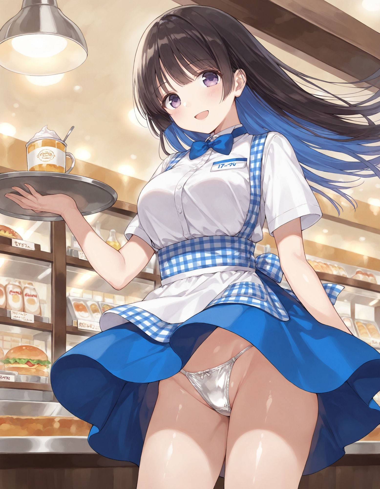 ウェイトレスのパンチラ サンプル1ページ目
