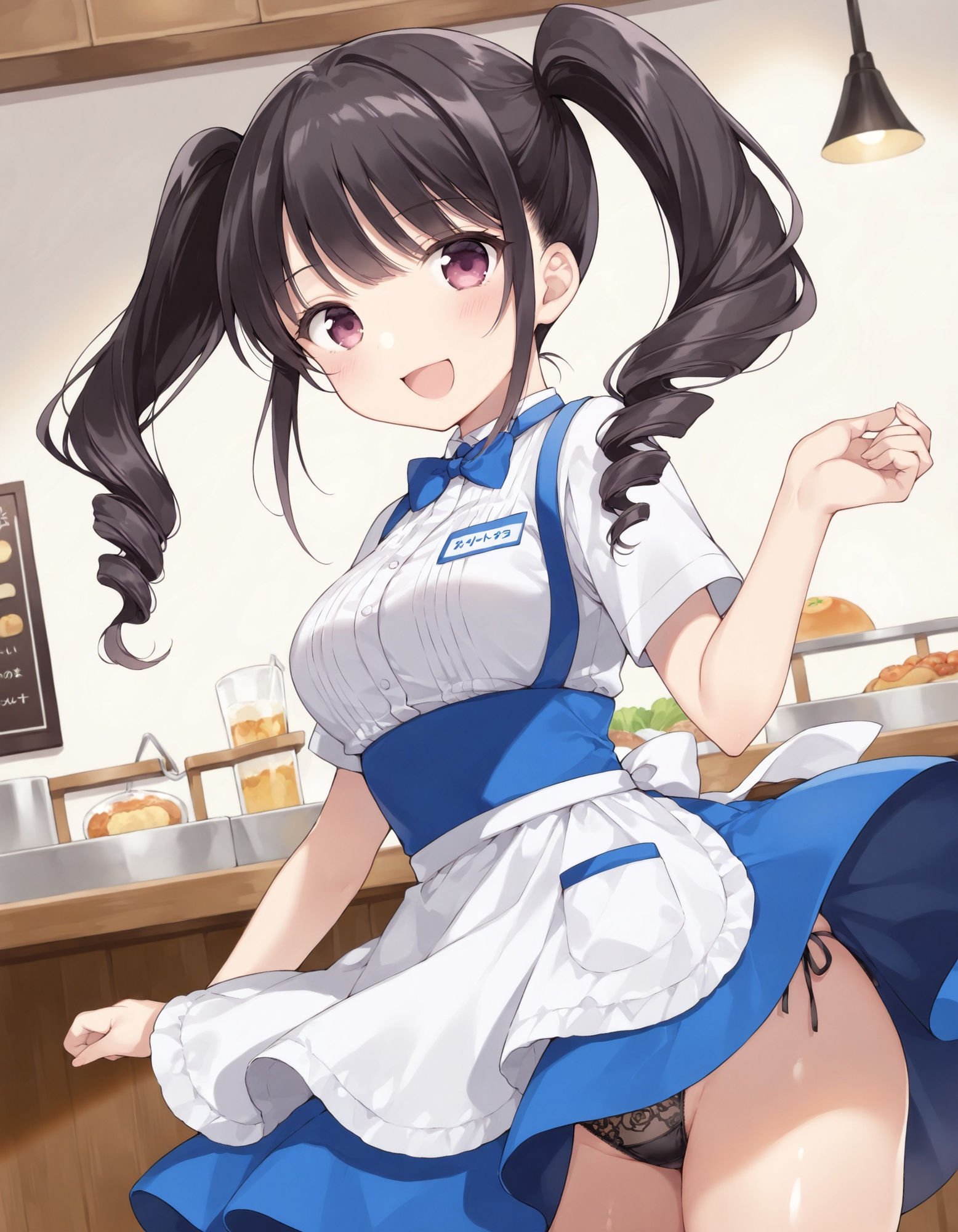 ウェイトレスのパンチラ サンプル3ページ目