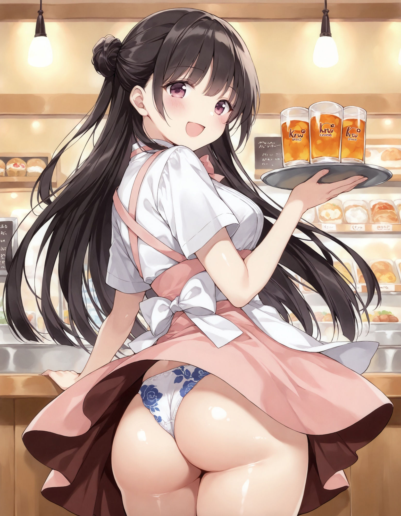 ウェイトレスのパンチラ サンプル4ページ目