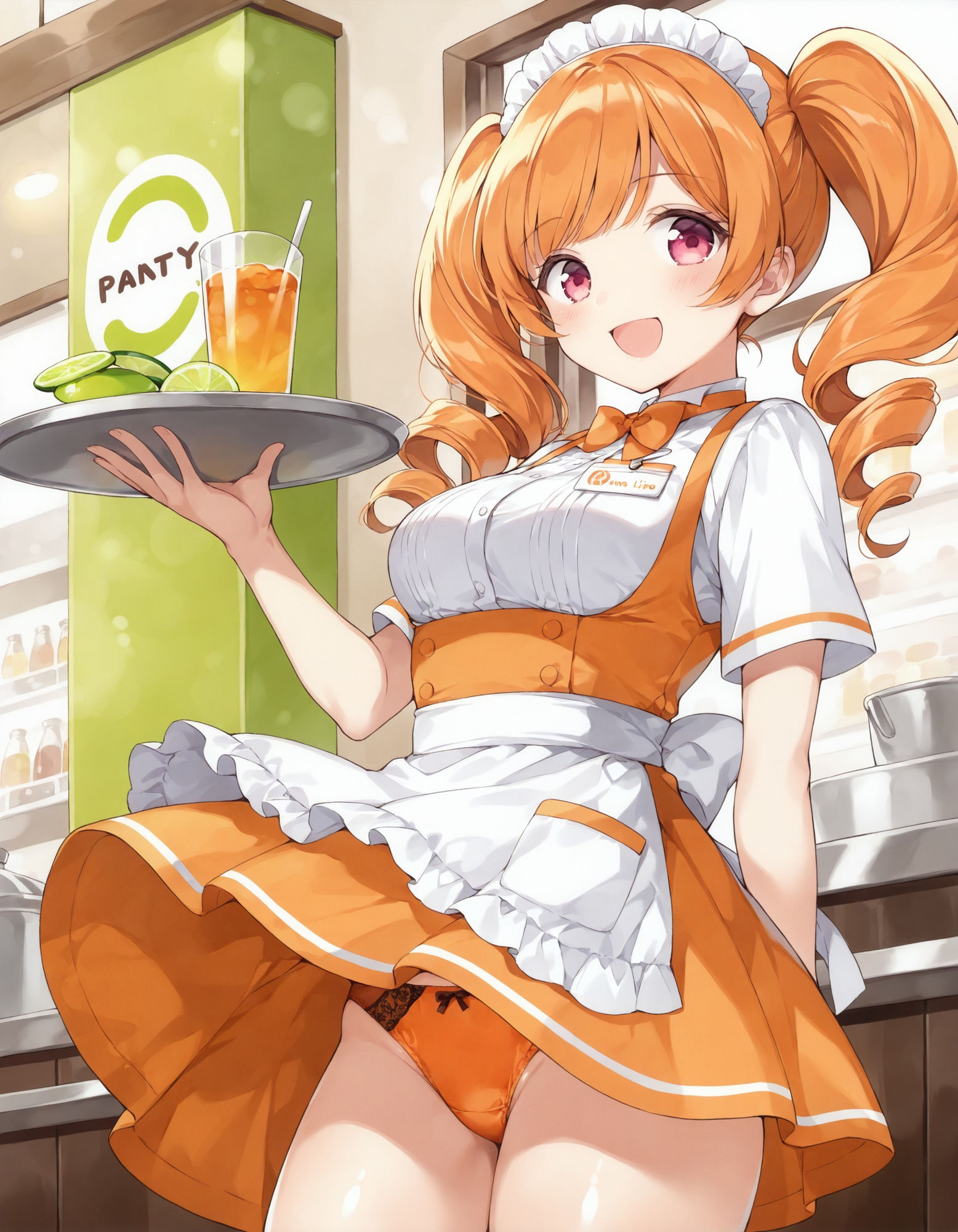 ウェイトレスのパンチラ サンプル8ページ目