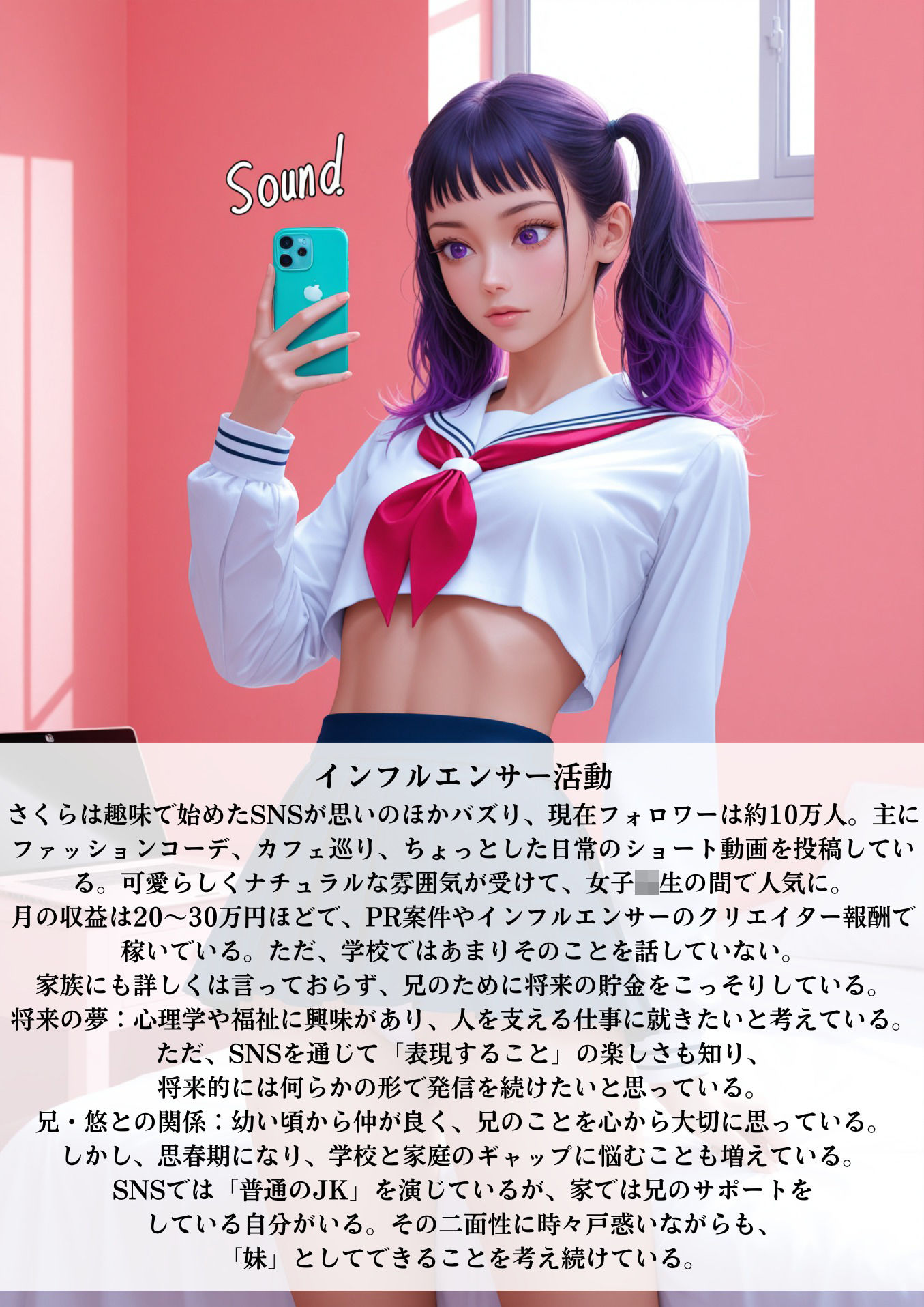 売れっ子インフルエンサーのあぶない家庭事情 サンプル4ページ目