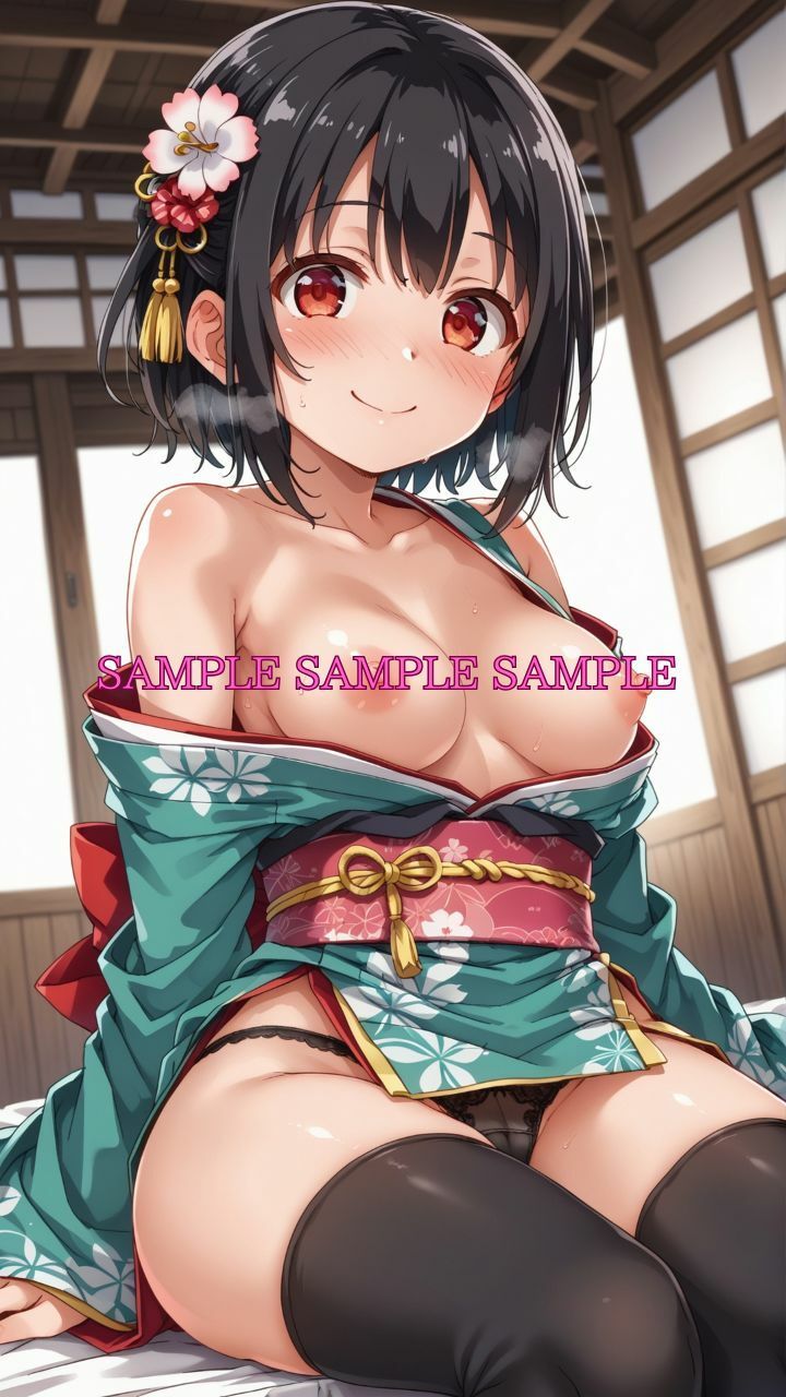 男女比1対10000の世界 着物美女とセックスし放題でちんぽが乾く暇もないヤリ放題ハーレムライフ！！vol.3 サンプル4ページ目