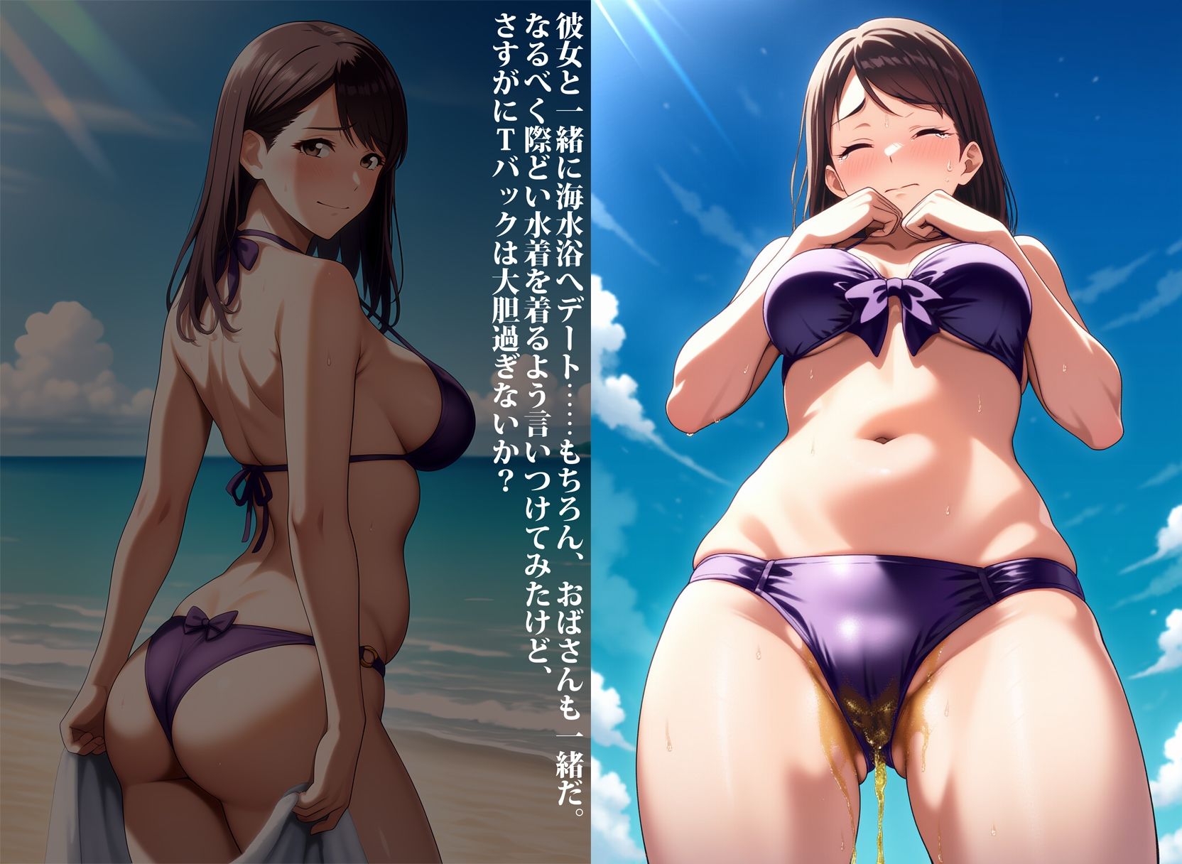 彼女の母親、こっそり失禁調教中 サンプル7ページ目