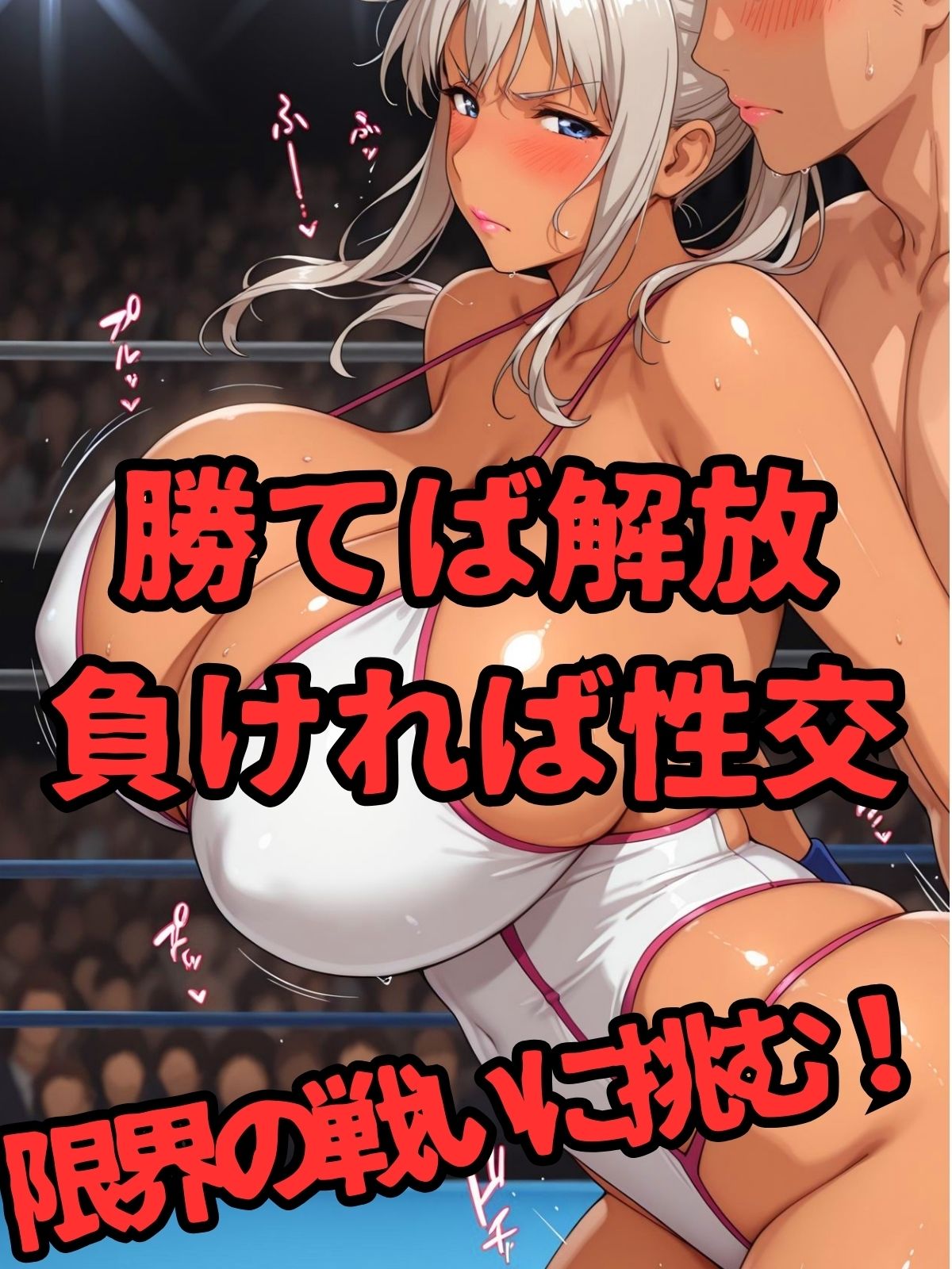 狂乱スターダム 黒ギャルレスラーゴングと共に絶頂へ サンプル1ページ目
