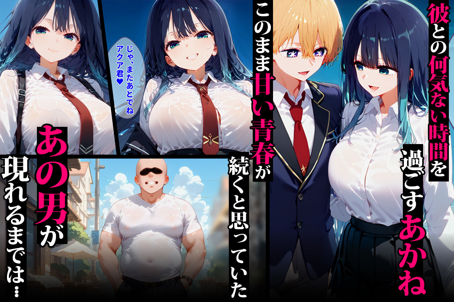 【推しの子】催●アプリに完全支配された黒川あかね＆有馬かな  〜寝取られ敗北〜 サンプル1ページ目