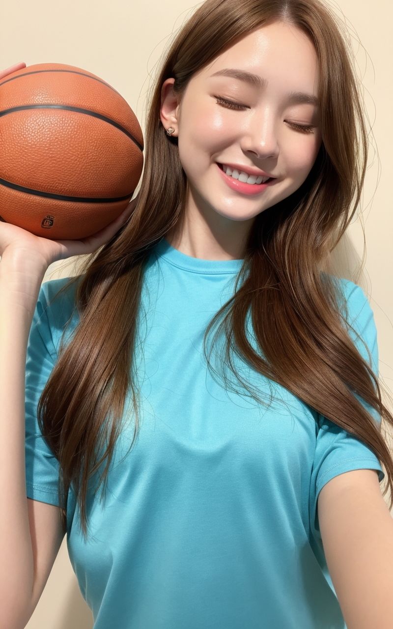 AI美女写真集┃バスケ美人 サンプル3ページ目