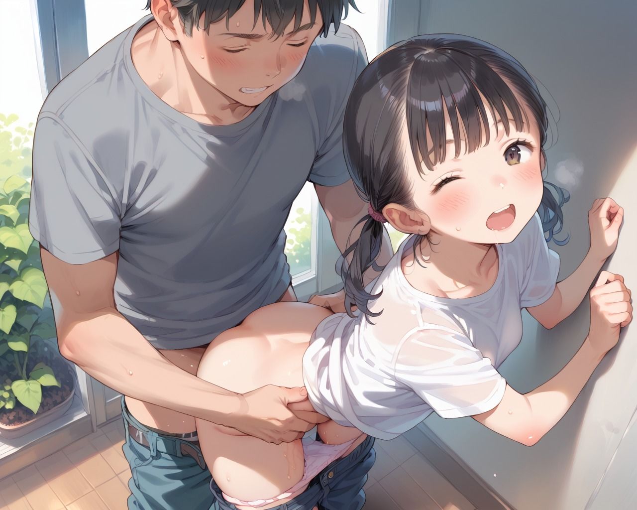 女子校生を呼んで性指導したらいつでも肉便器になってくれた件 サンプル9ページ目