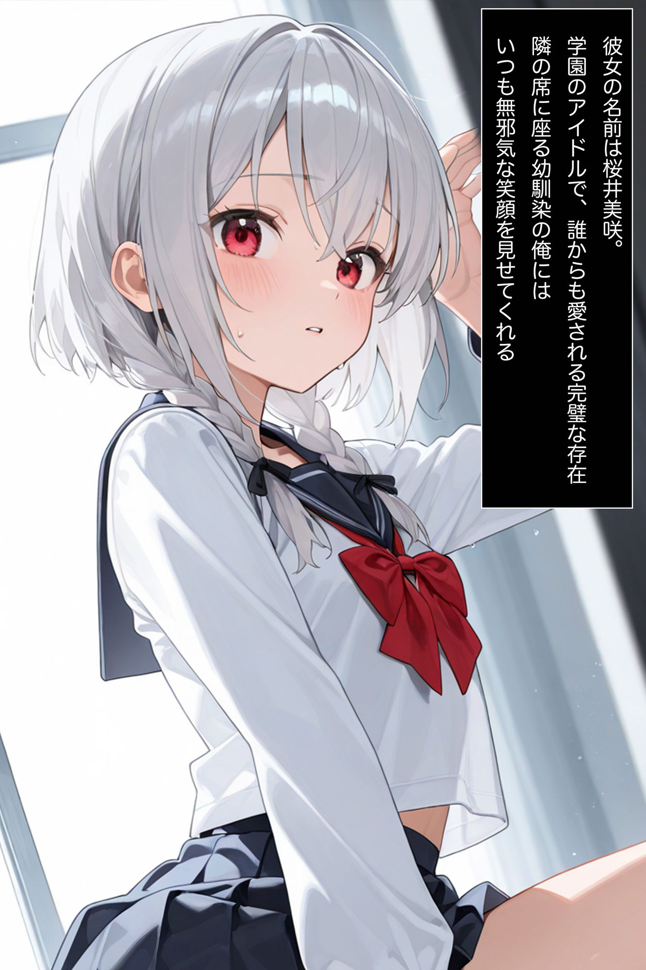 隣の席に座る学園のアイドルに催●術をかけてみたら成功してしまった件オ◎ニー編 サンプル1ページ目