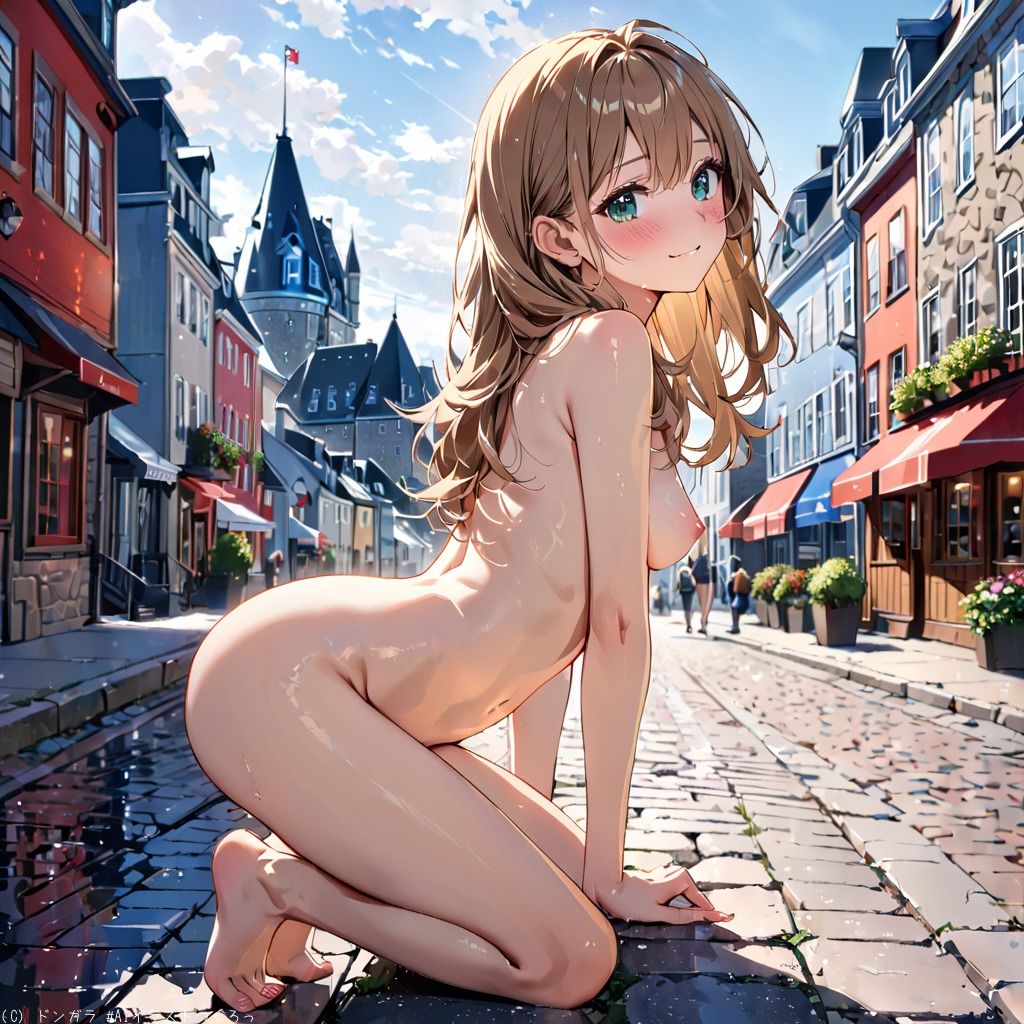 AIイラストCG集67  ザ・露出 in カナダ  アリソン・クロフォード サンプル4ページ目