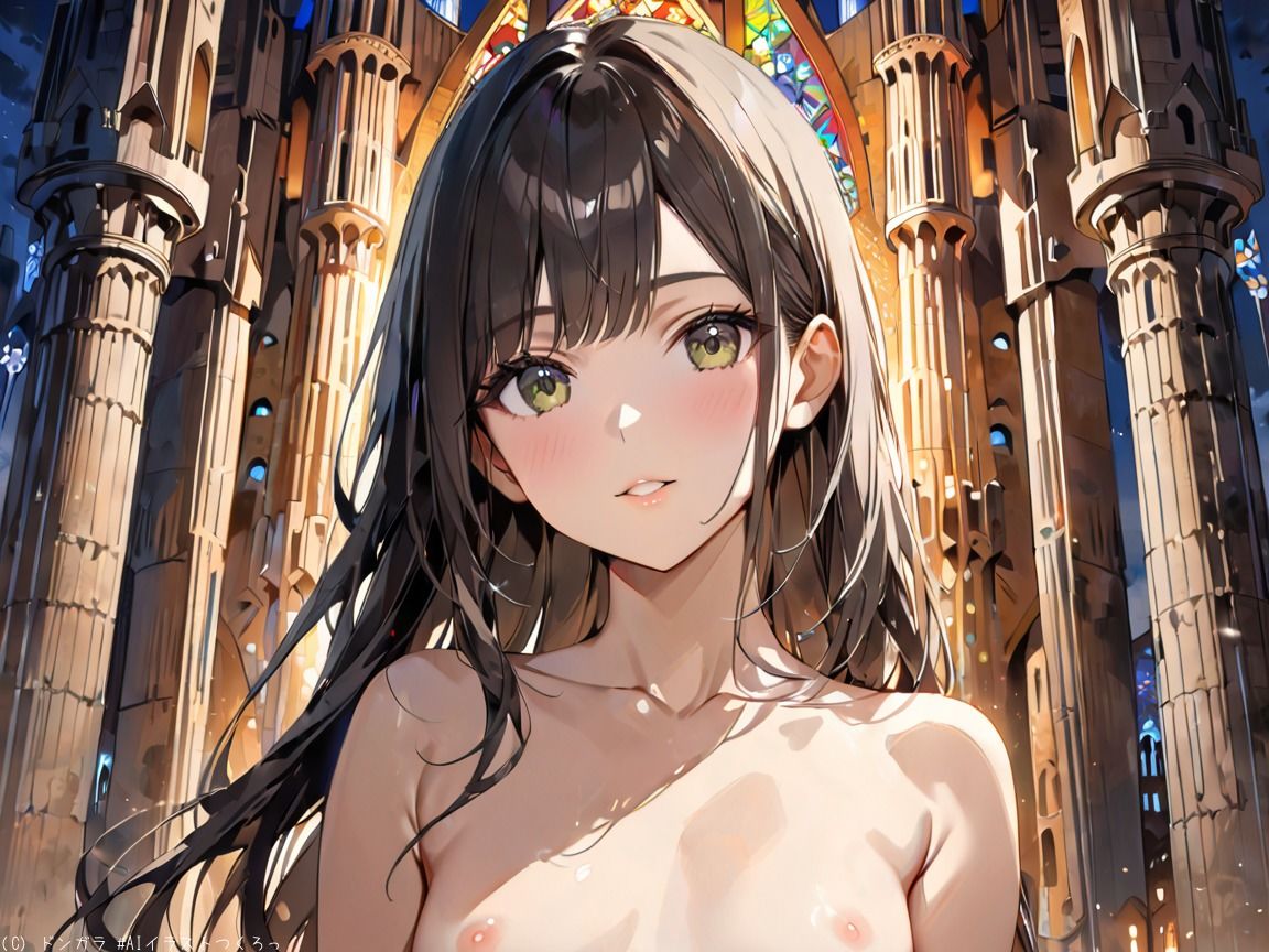 AIイラストCG集69  ザ・露出 in スペイン  アマリア・リベラ サンプル1ページ目