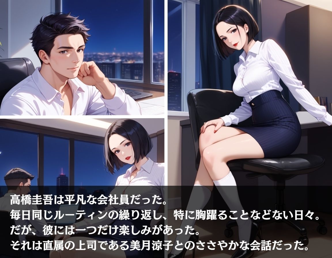 女上司はデカチンがお好き〜淫乱・乱交・誘惑に負ける男たち〜 サンプル1ページ目