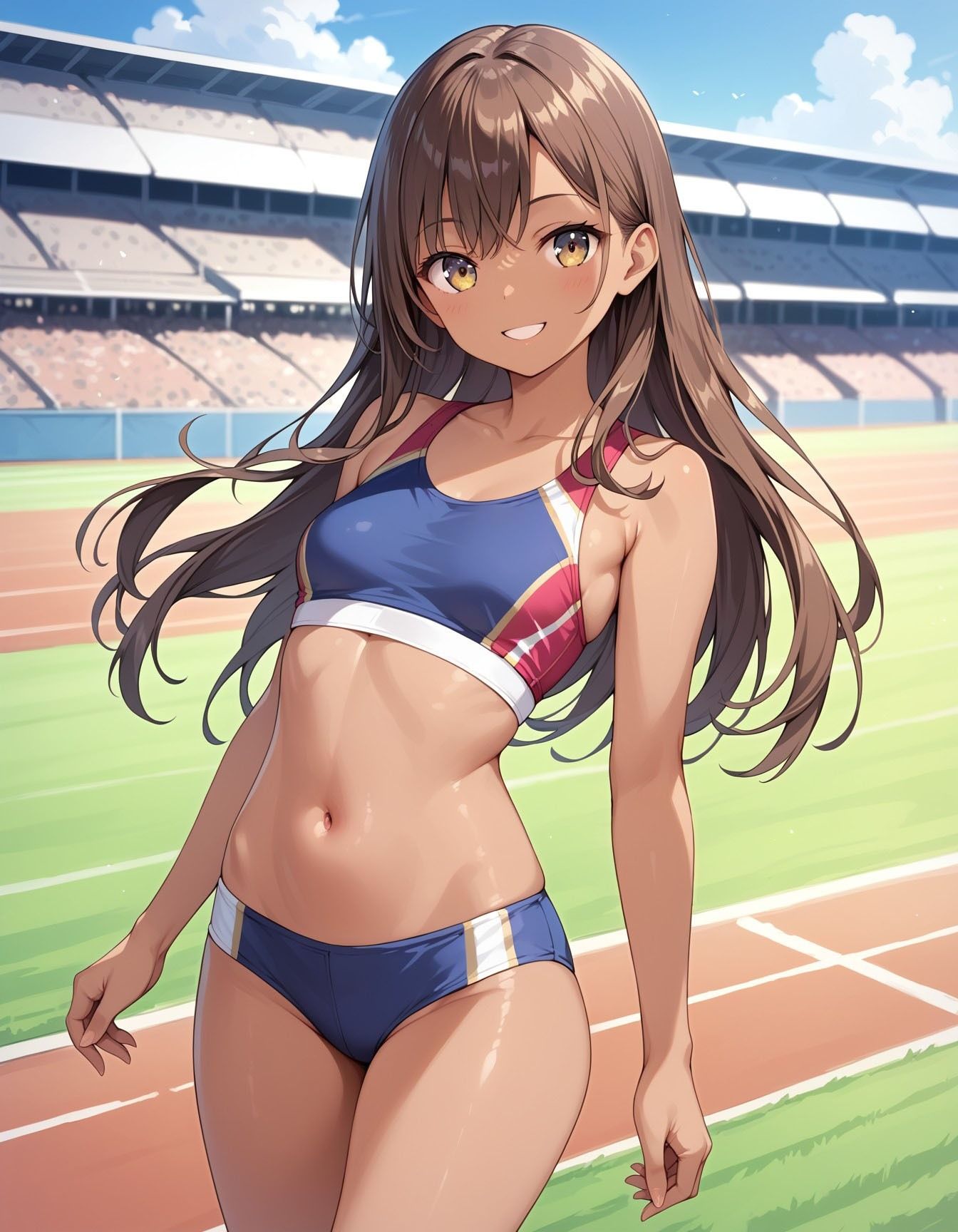 えろかわ陸上部娘ちゃんの誘惑 サンプル1ページ目