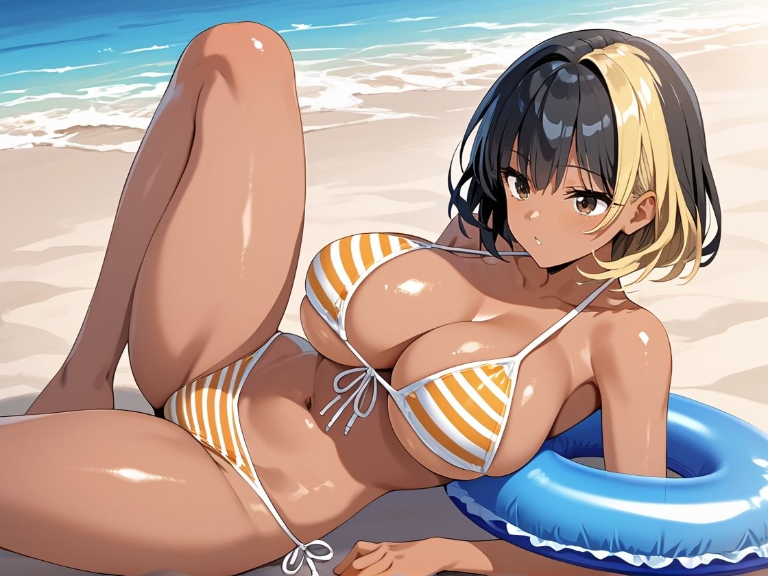 パパ活！爆乳褐色ギャル  南国編 サンプル2ページ目