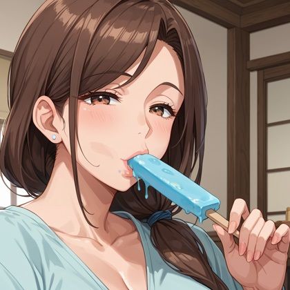 夏、薄着、そして友人の母〜アイスのようにチンポを舐められる僕〜 サンプル3ページ目
