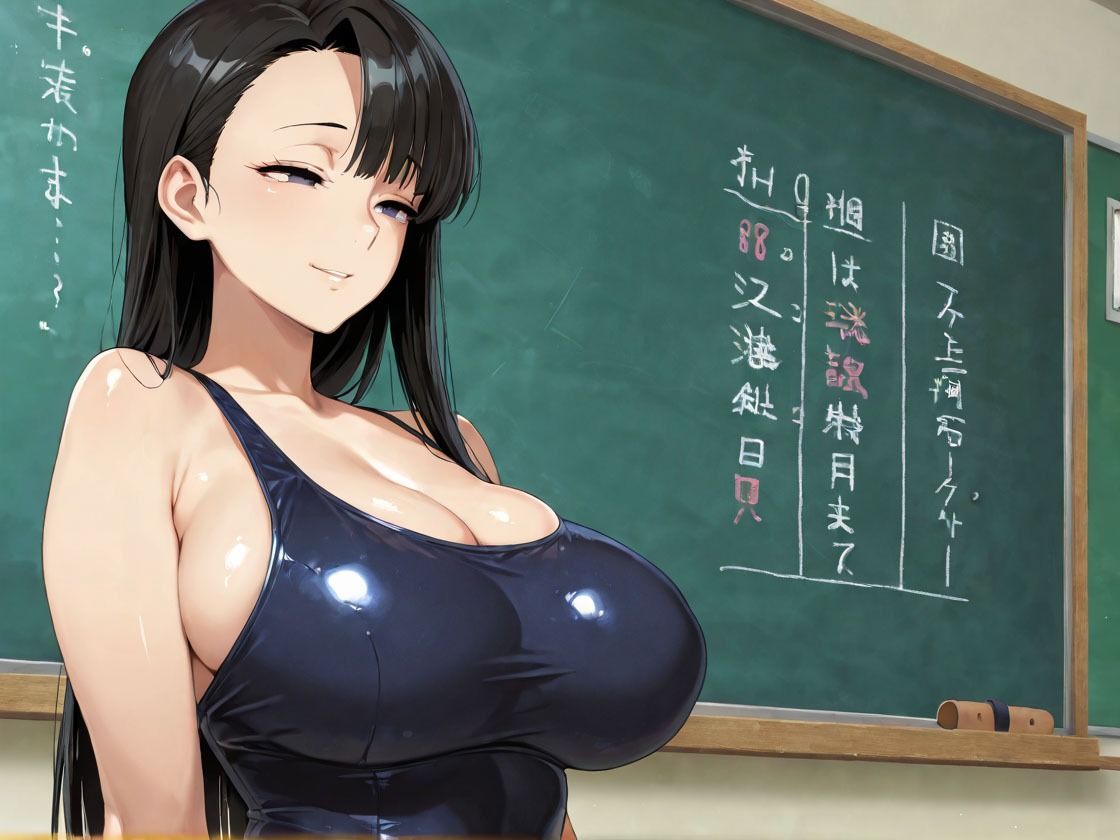 ど田舎の学校に赴任した女教師〜性欲強すぎでDQNな男たちに恥ずかしい水着を着させられて犯●れまくる〜 サンプル1ページ目