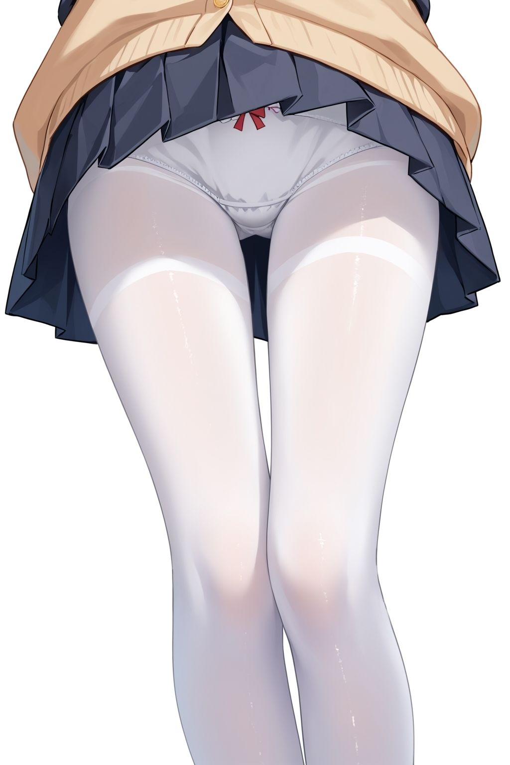 【女子〇生】白タイツ近距離おパンティー＋黒タイツ99枚付き【500枚】 サンプル10ページ目