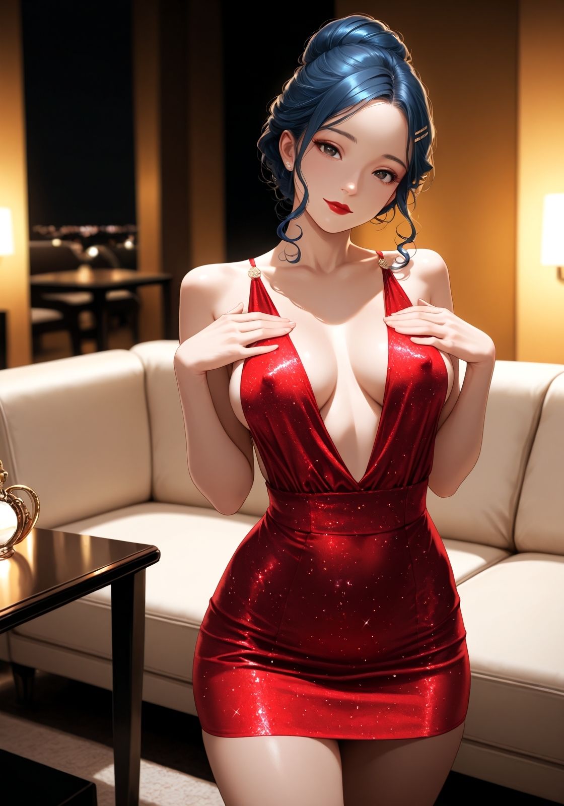 キャバ嬢ちゃんに貢いでアフター誘ってみた サンプル2ページ目