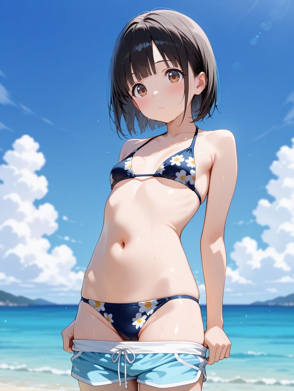 即ハメできる水着女子校生 サンプル4ページ目