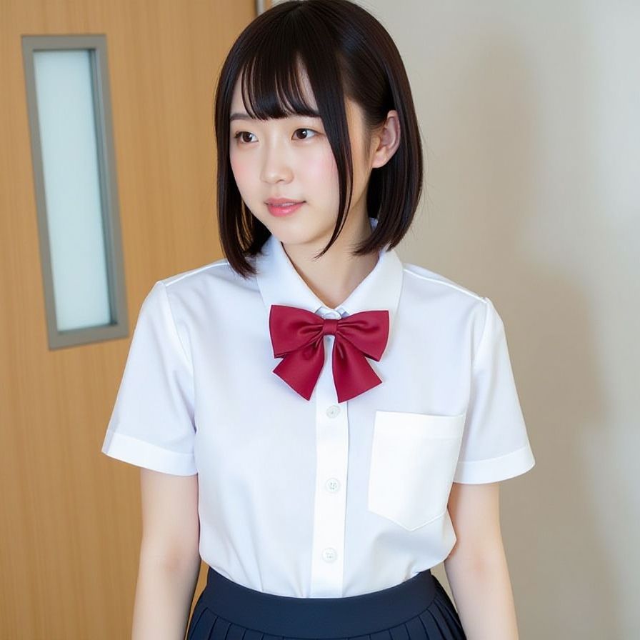 制服特化 -AIグラビア写真集- サンプル1ページ目