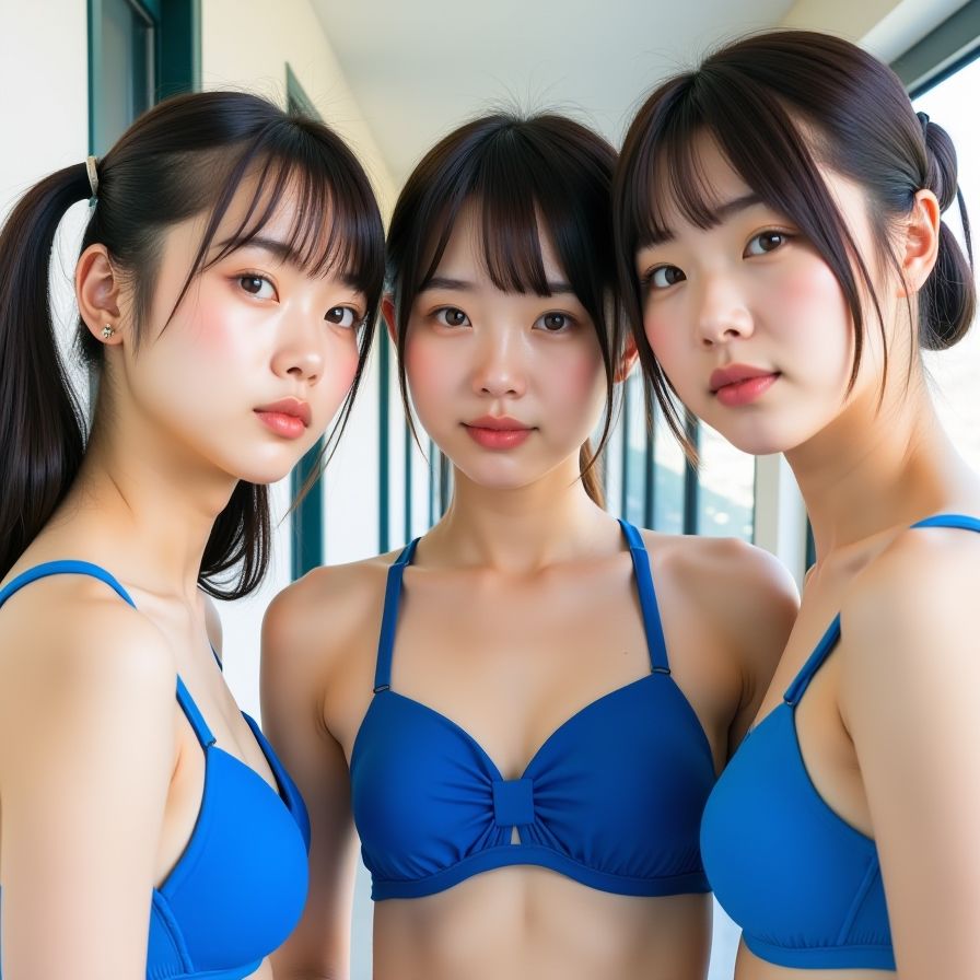 水着特化 -AIグラビア写真集- サンプル1ページ目