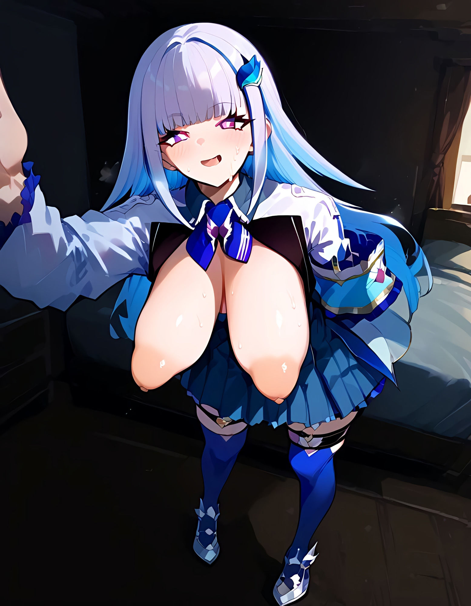 ■にじさんじ♪■ 爆乳！超乳輪！リゼ・ヘルエスタの豊満ドでかエッチおっぱいがいっぱい！！ サンプル3ページ目