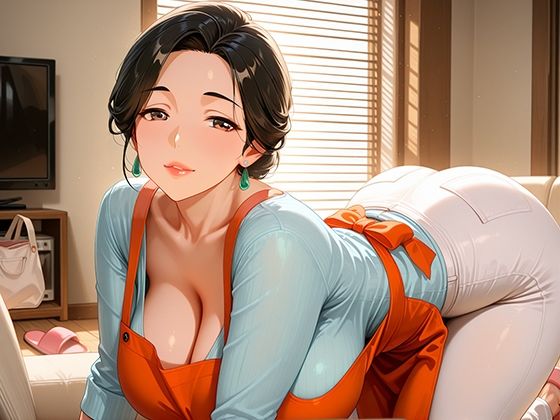 人妻家政婦 爆乳家政婦を後から突きまくる サンプル1ページ目