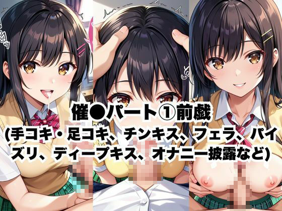 催●で彼氏と思い込ませいちゃlove変態調教SEXからの催●解除で強●孕ませレ●プ！古手●唯編 サンプル2ページ目