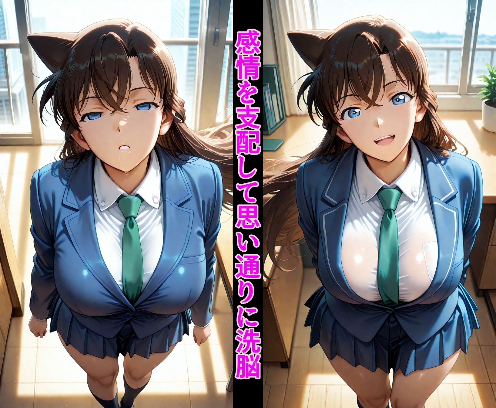 感情支配でエロ女に洗脳調教〜毛◯蘭〜 サンプル1ページ目
