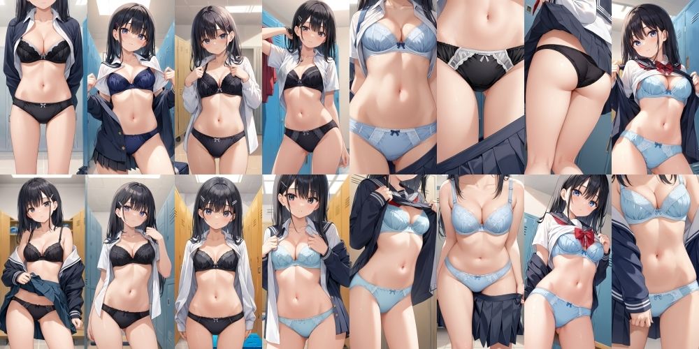 同級生の着替え盗撮【500枚】 サンプル8ページ目