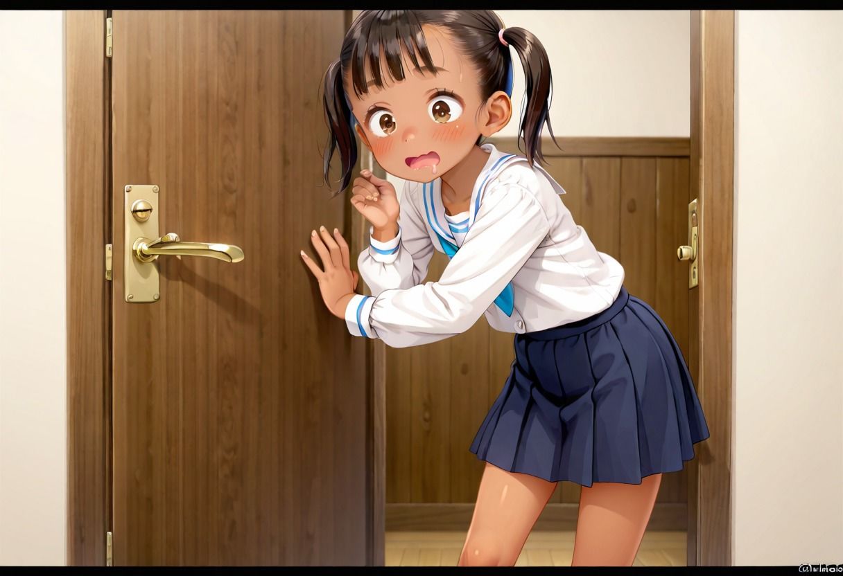 褐色少女の初めてのエッチ記録 サンプル3ページ目